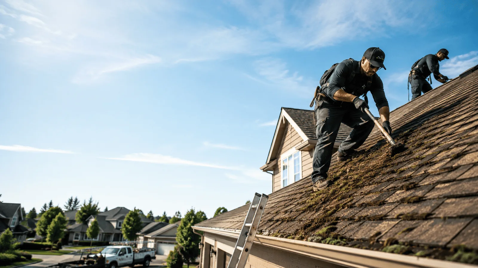 Roof Moss Removal in Pine Lake, GA near me